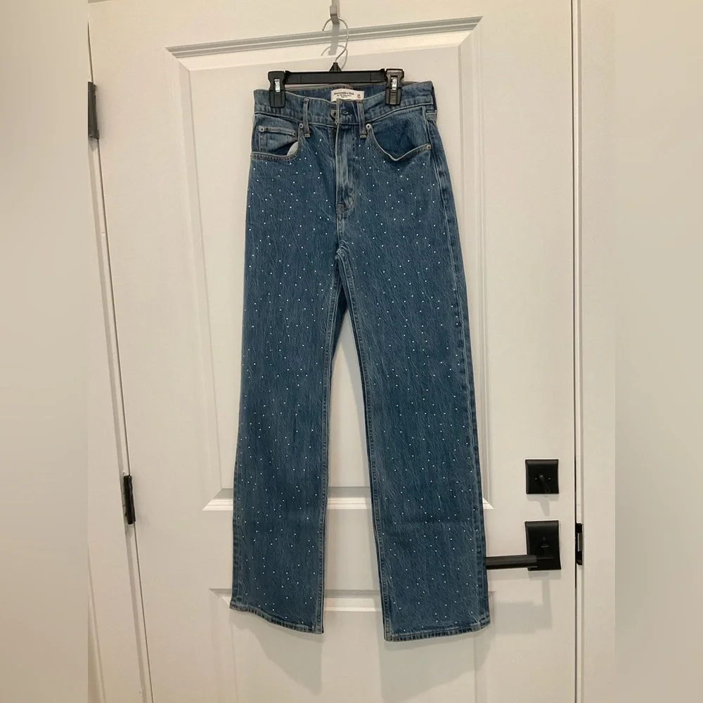 Abercrombie & Fitch Curve Love High Rise 90s Relaxed Jean - Picture 2 of 4